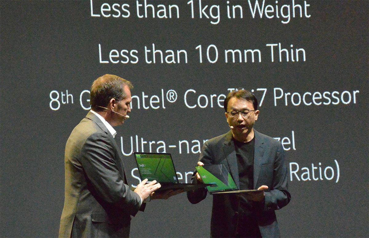 Acer presenta Swift 7 a IFA 2018, il notebook più sottile al mondo thumbnail