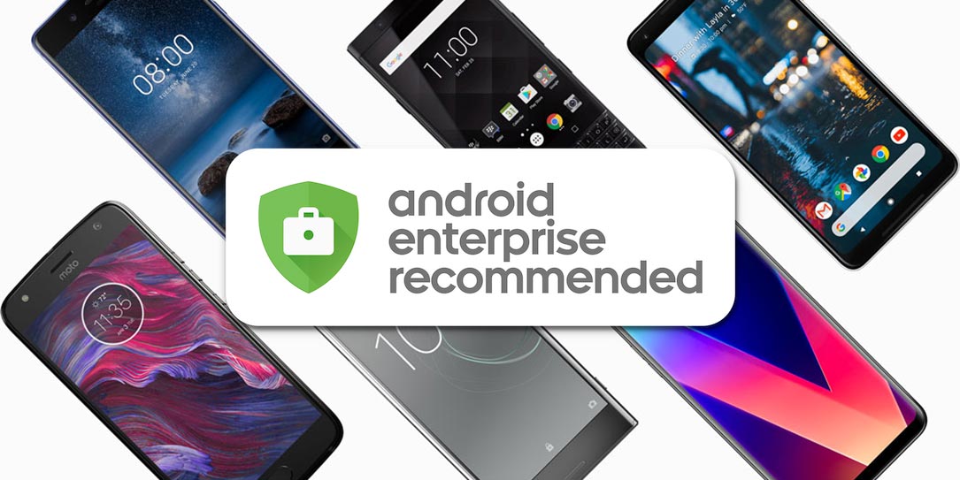 android enterprise recomended google