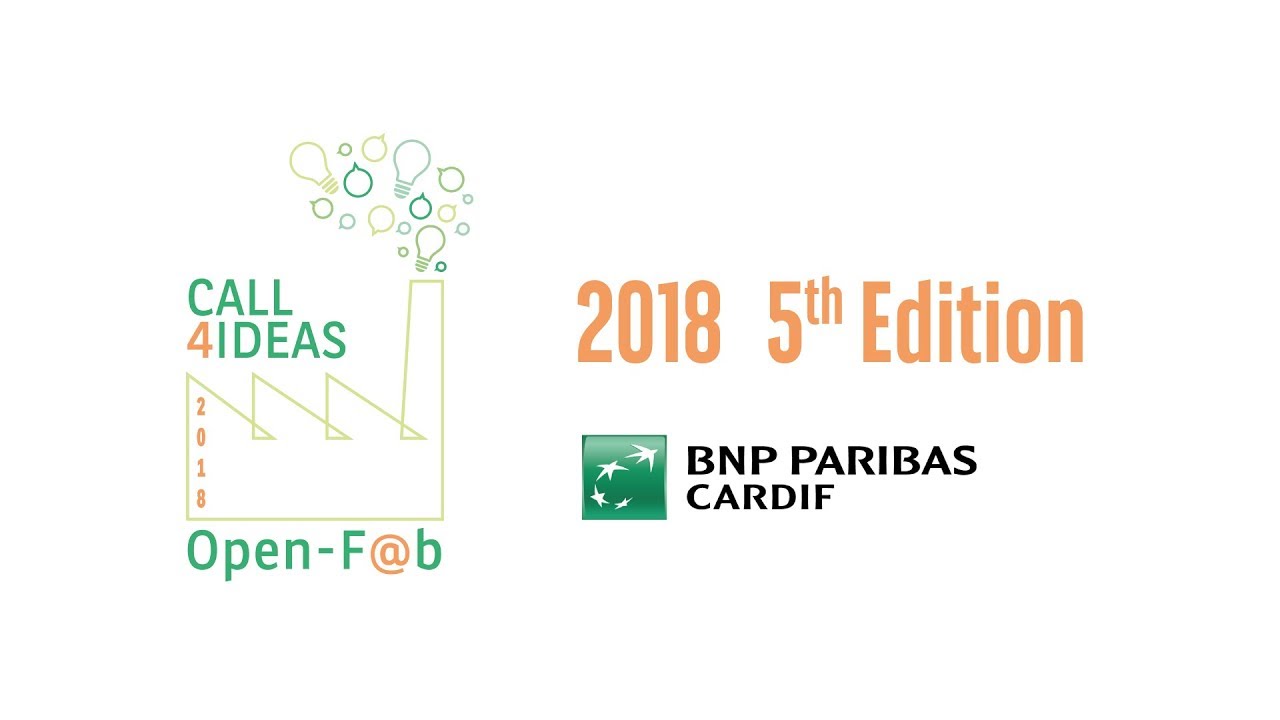 BNP Paribas Cardif annuncia la quinta edizione di Open-F@b Call4Ideas 2018 thumbnail