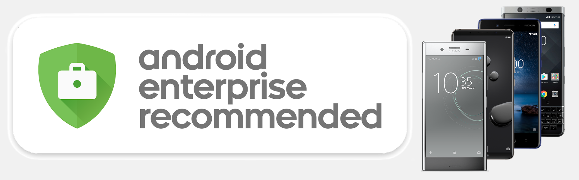 Android Enterprise Recommended Smartphone