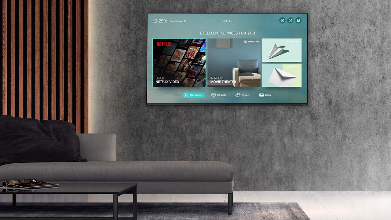 LG stringe una partnership con Netflix per mettere a disposizione il servizio sugli Hotel TV thumbnail