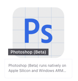 Adobe Photoshop Windows ARM