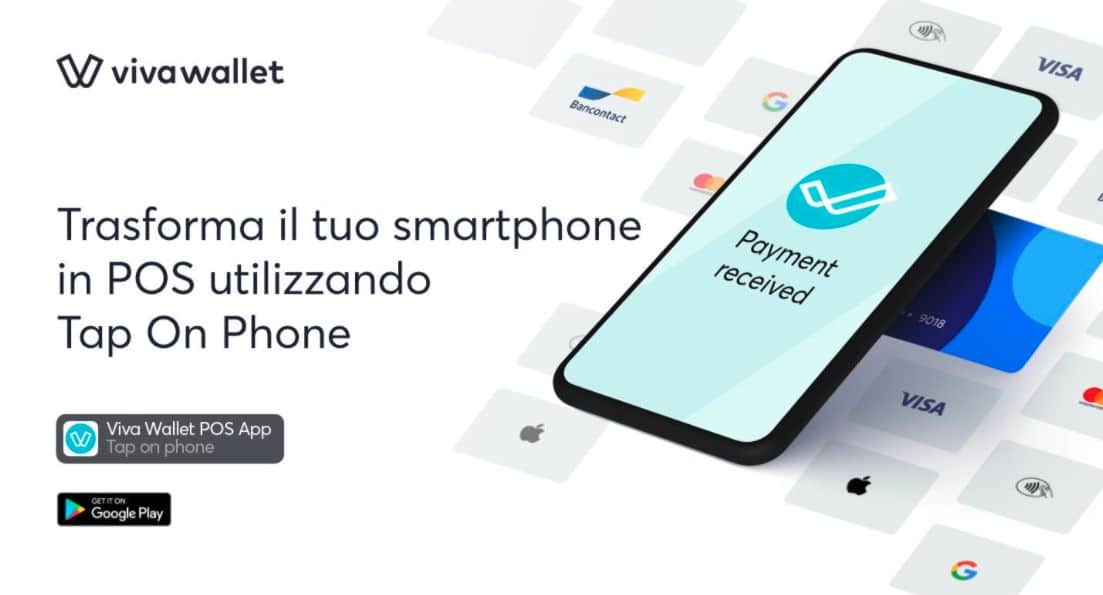 Viva Wallet lancia Tap On Phone e trasforma lo smartphone Android in un POS thumbnail