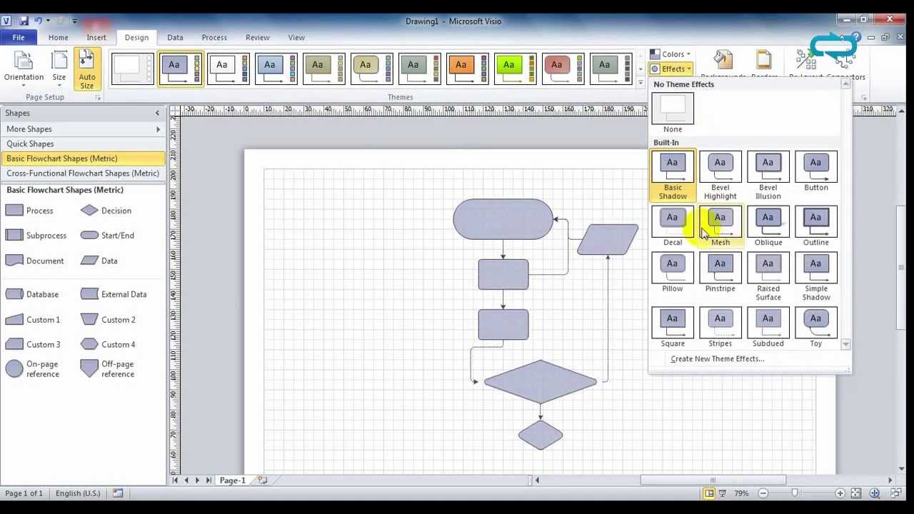 Схемы ms visio