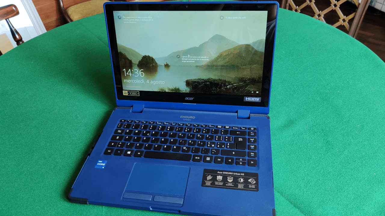 Acer Enduro Urban N3 recensione: rugged ma portatile thumbnail