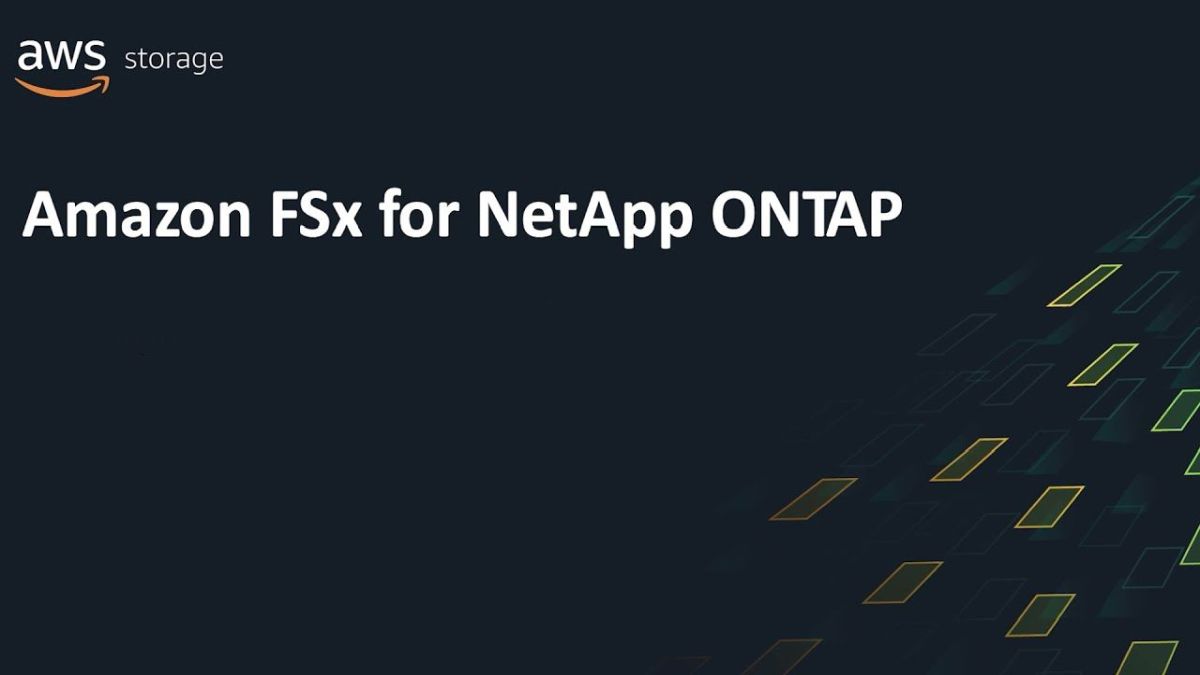 AWS annuncia la disponibilità generale di Amazon FSx per NetApp ONTAP thumbnail