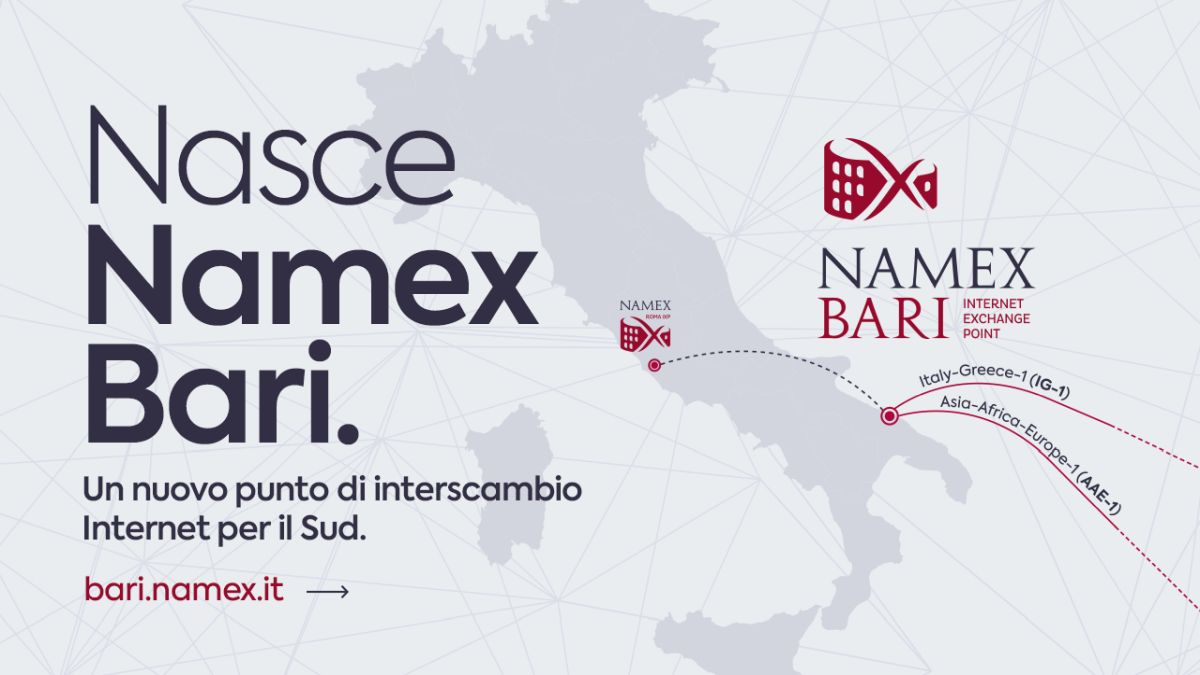 Apre Namex Bari, IXP per il Sud Italia con apertura all'estero thumbnail