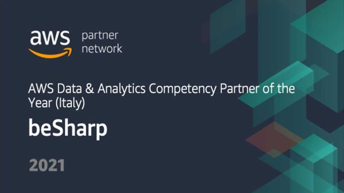 beSharp premiata da AWS per le competenze nel campo Data & Analytics thumbnail