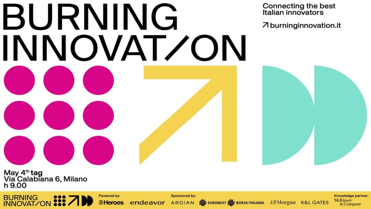 Innovatori e imprenditori italiani si danno appuntamento all'evento Burning Innovation thumbnail