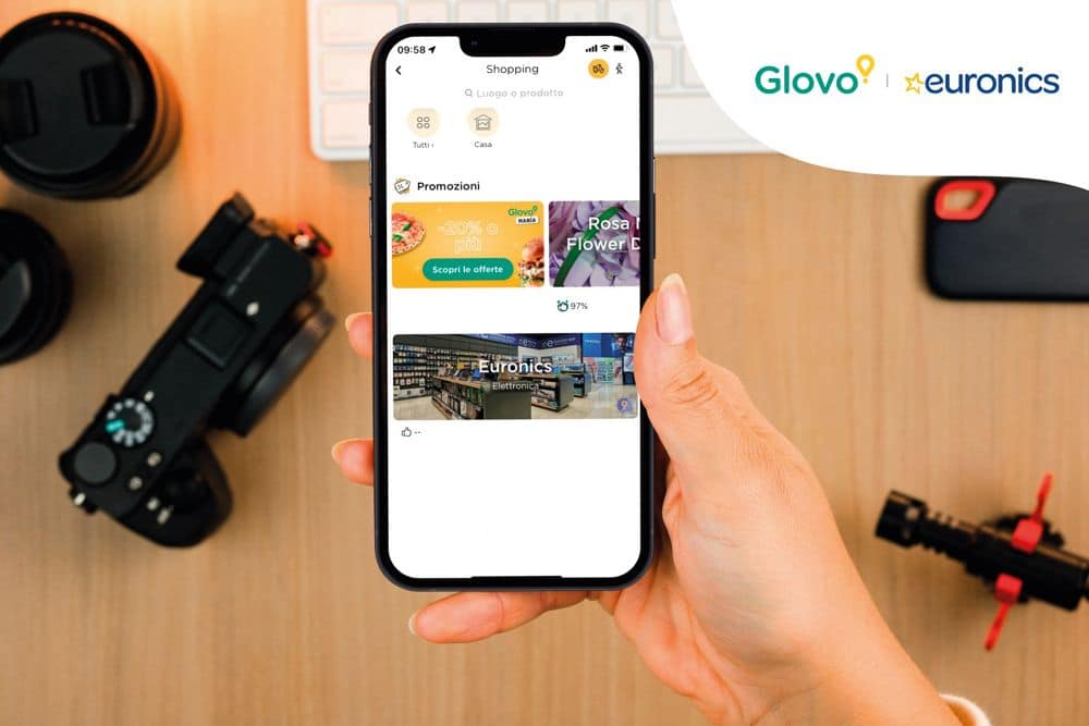 euronics experiential commerce glovo