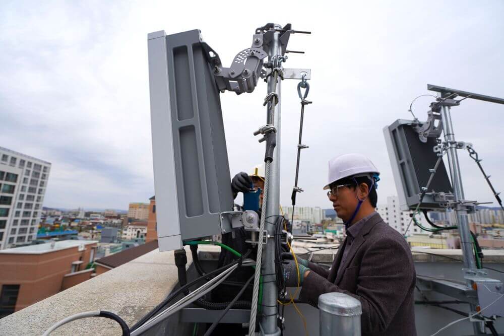 Installing Ericsson's 5G radios in South Korea