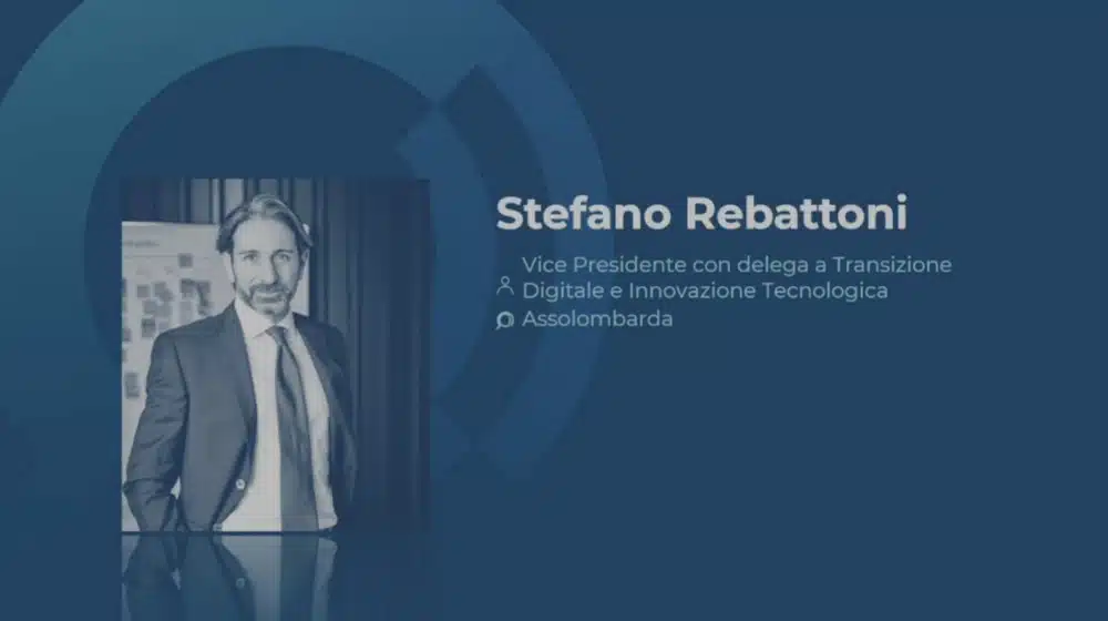 Stefano Rebattoni, Presidente di Assolombarda all'osservatorio digital & sustainable