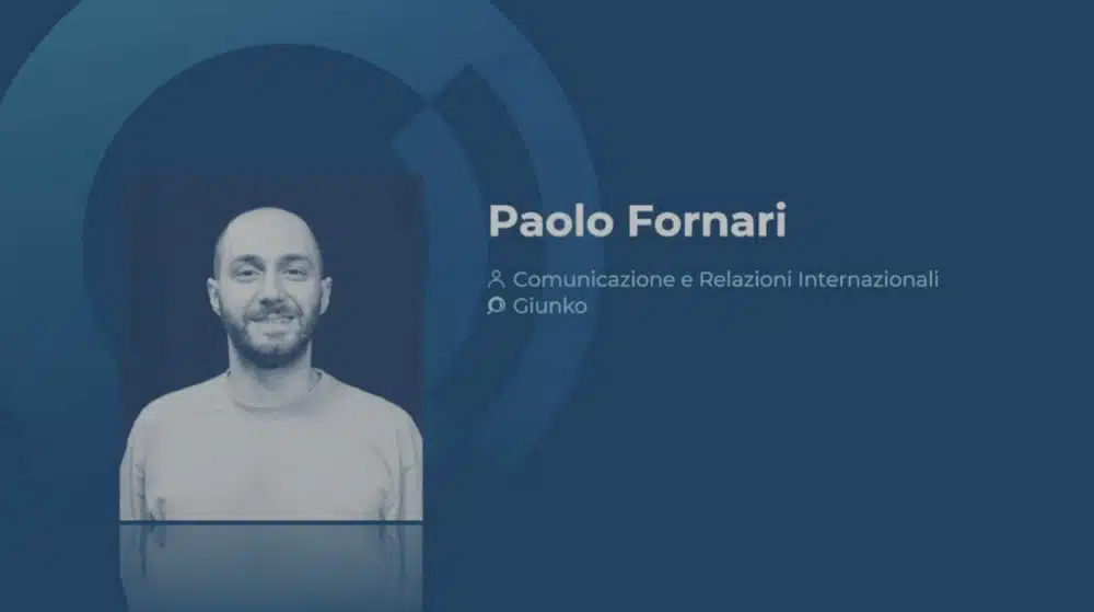Paolo Fornari, Comunicazione e Relazioni Internazionali di Giunko