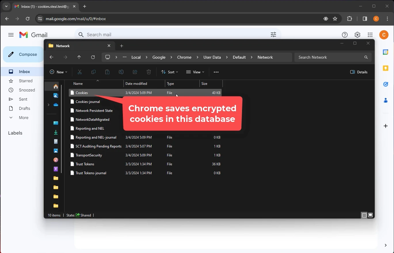 CyberArk Screenshot Chrome Cookie Repository