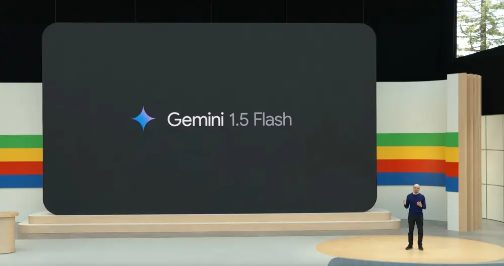 Presentazione di Gemini 1.5 Flash al Google I/O 2024