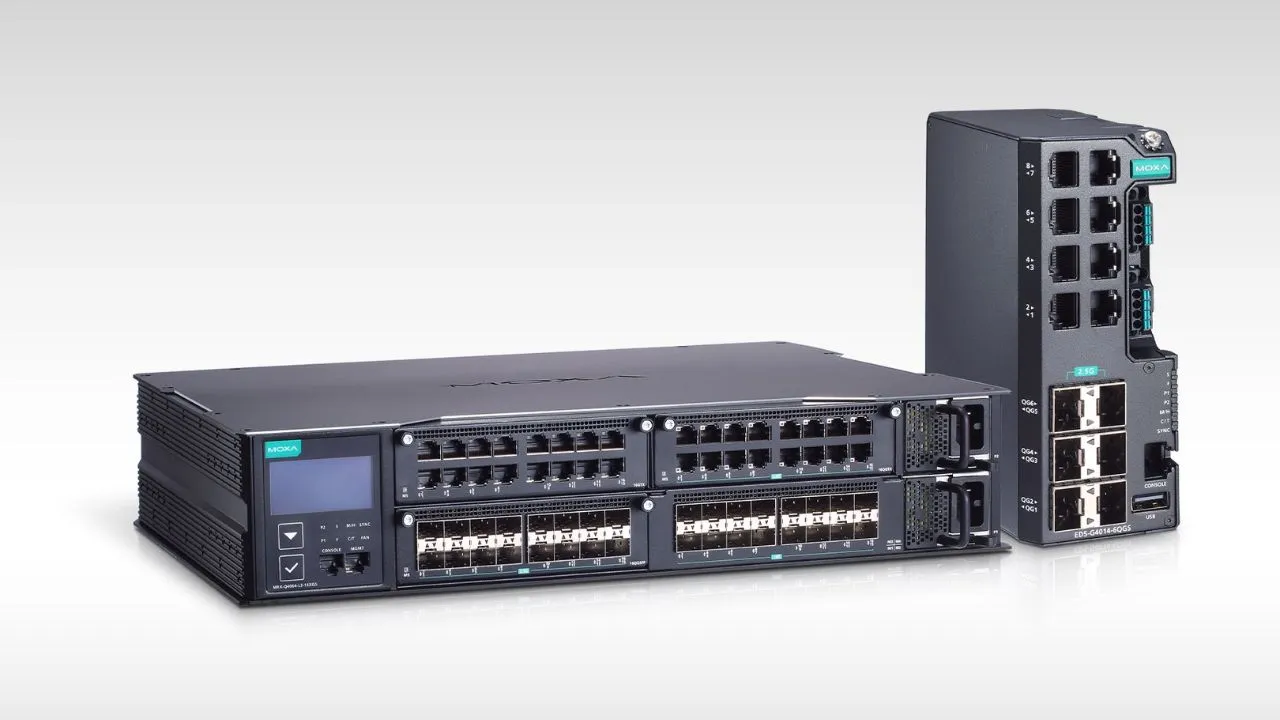 Moxa presenta una nuova gamma di switch Ethernet ad alta larghezza di banda thumbnail