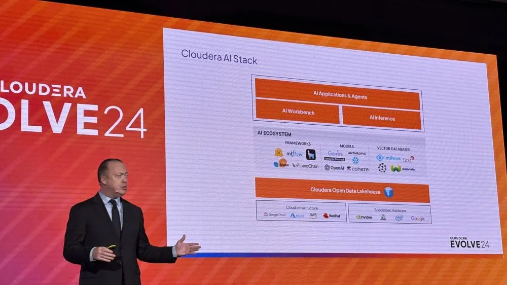 Frank O'Dowd cloudera a evolve 2024 a Milano