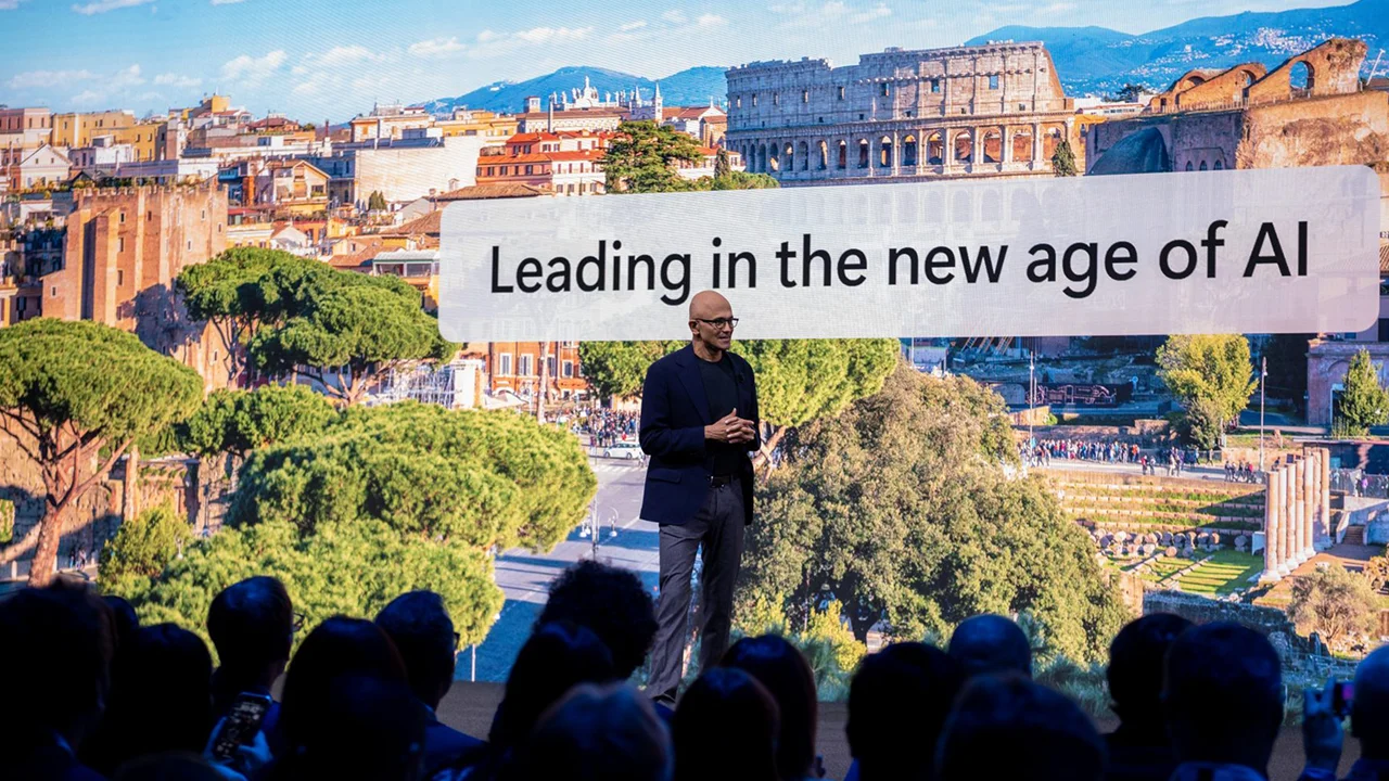 L'AI al servizio dell'Italia: l'intervento di Satya Nadella al Microsoft AI Tour thumbnail